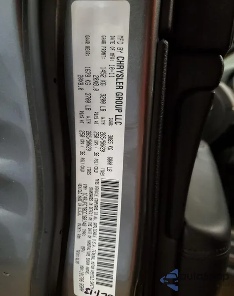 2012 Jeep Grand Cherokee Overland из США, поврежденный, VIN 1C4RJFCT8CC180148